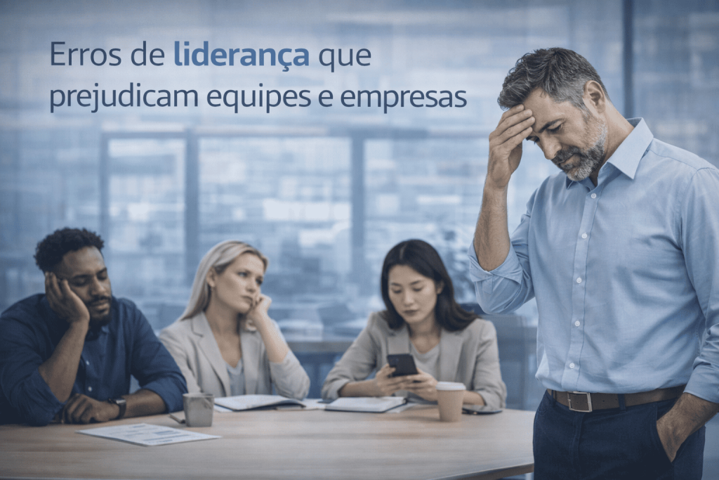 Líder sobrecarregado tentando controlar várias tarefas ao mesmo tempo