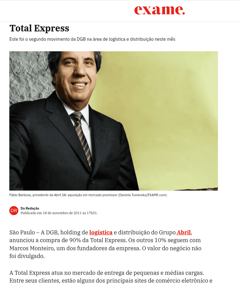 Exame reportagem
