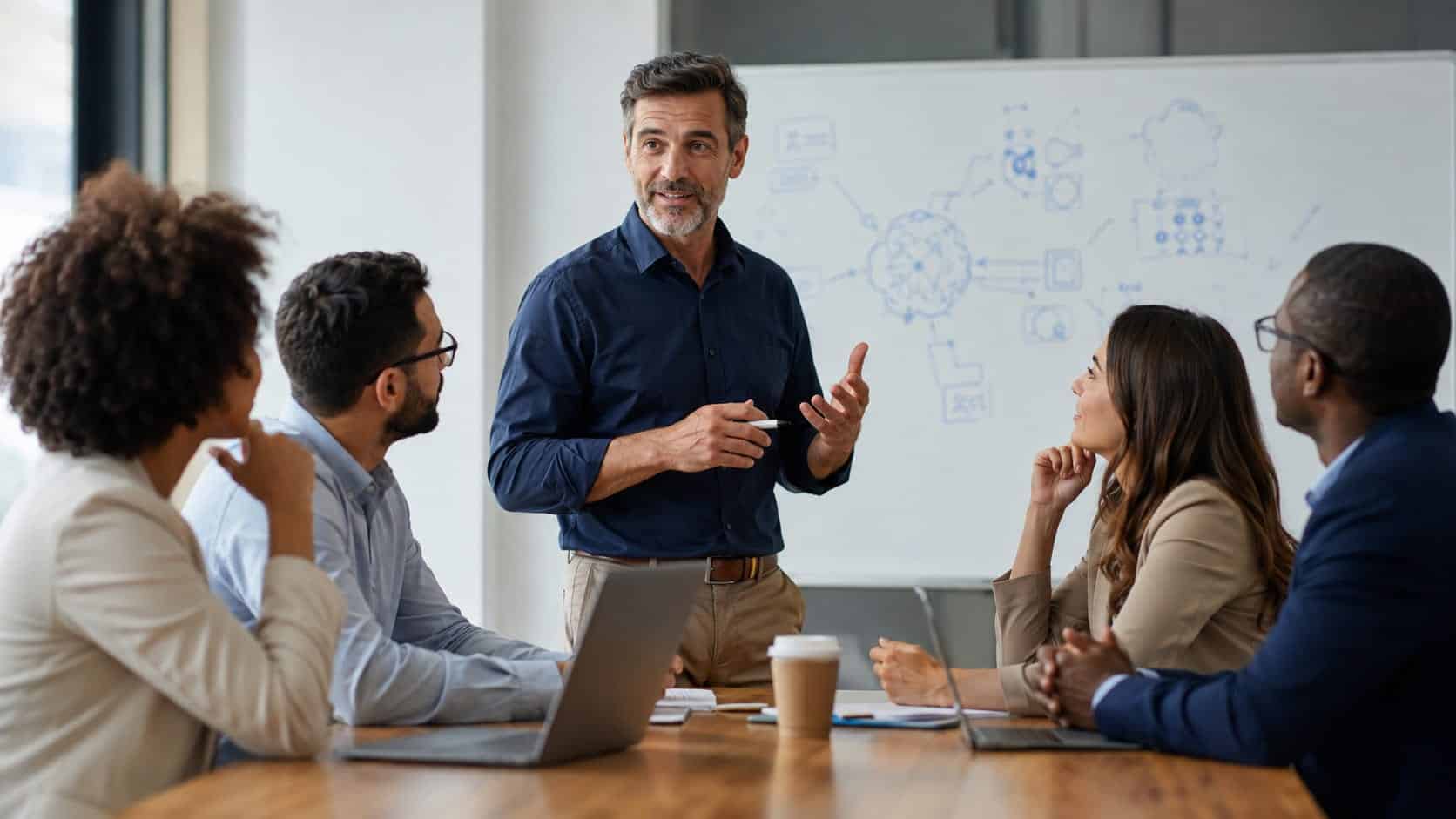 Quanto Mais Autônomos os Agentes, Mais Humana a Liderança